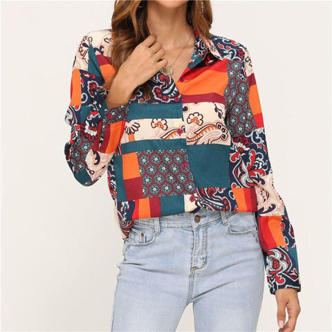 blouse et chemisier femme korean boho tops shirts women clothes blusas elegante tunic ropa blouses blusones de mujer largos long