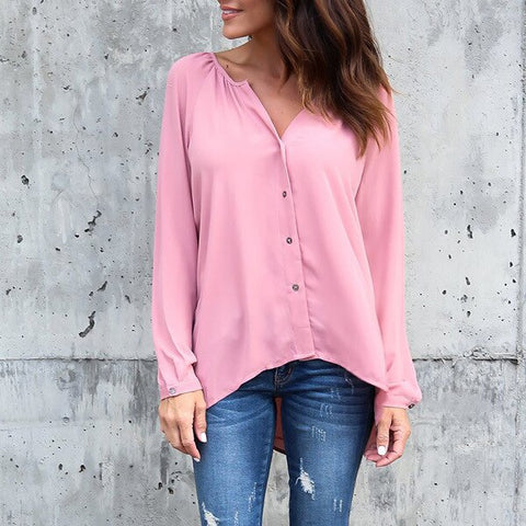 Blouse Et Chemisier Femme Casual Long Sleeve Blouses Woman 2019 Chiffon Dames Blouse Shirt Plus Size 5XL Women Camicetta Donna